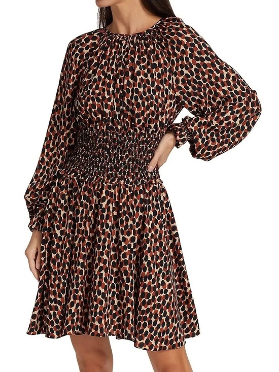 kate spade Dresses & Skirts - Kate Spade Dotty Leopard Spin Dress. XS